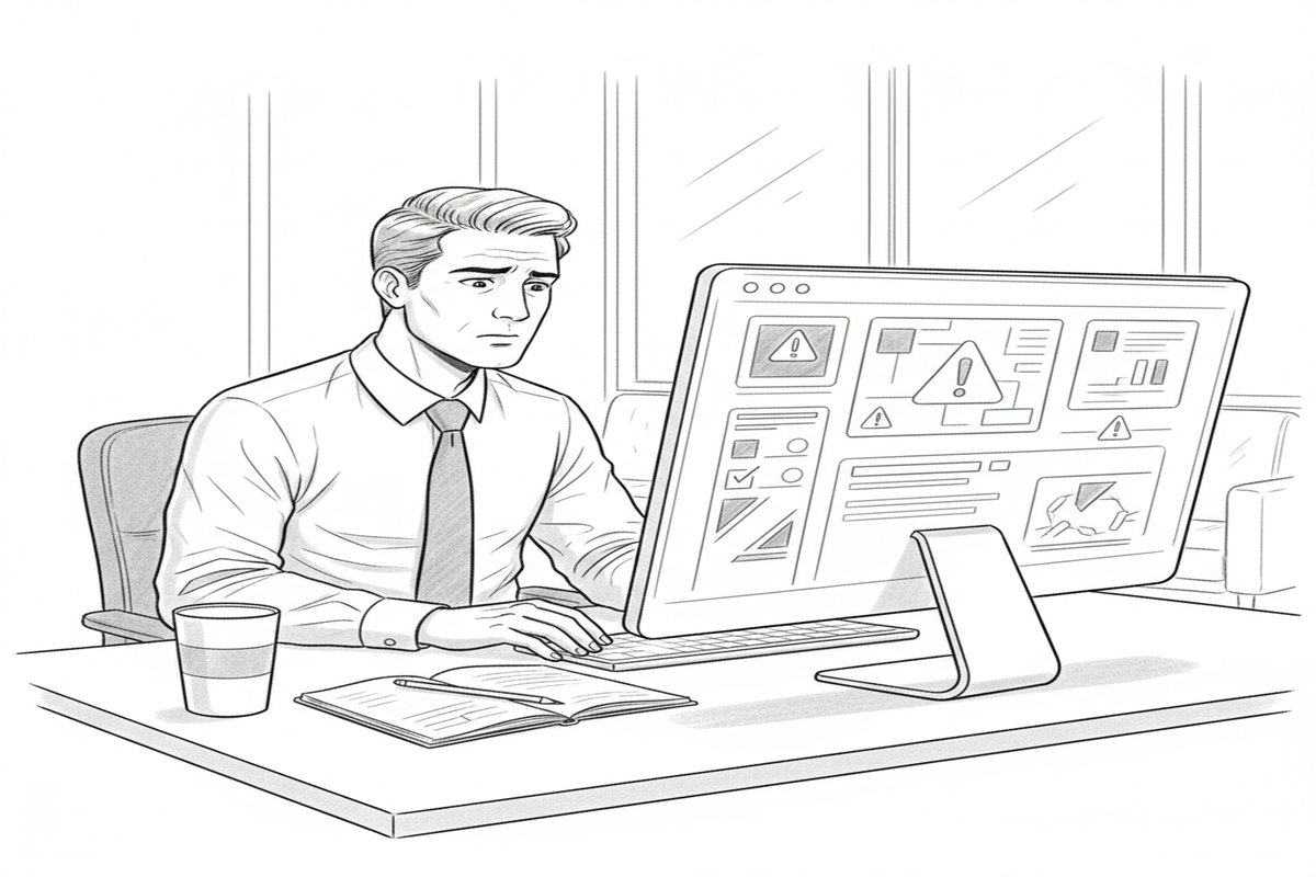 Analytics dashboard displaying charts and business metrics